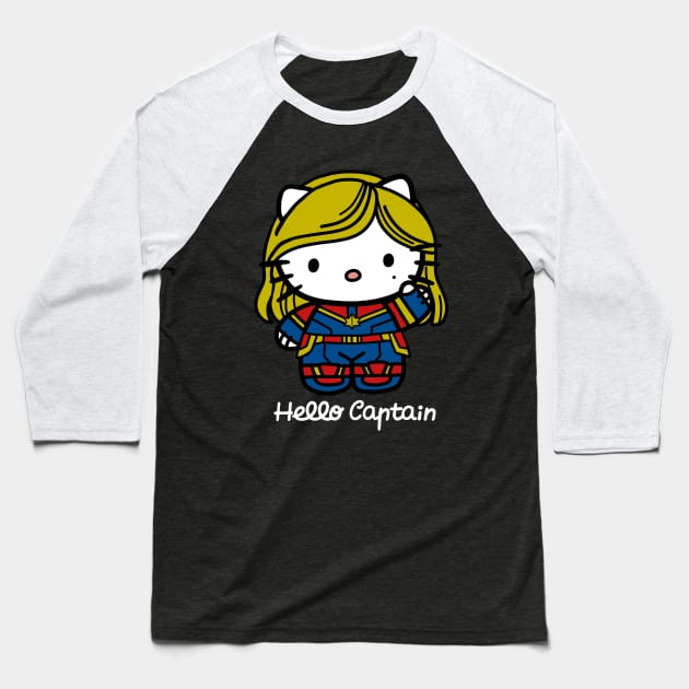 Hello Captain Baseball T-Shirt by RetroFreak